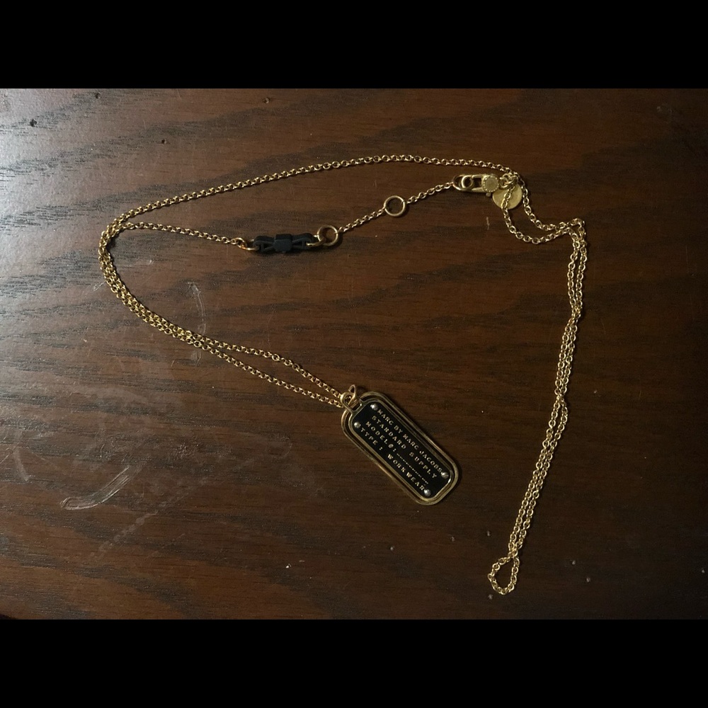 Marc Jacobs black pendant necklace